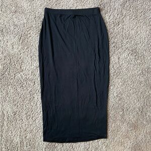 ASOS black midi skirt size 2